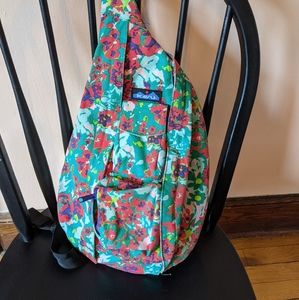 Kavu Rope Bag - Retired Rose Garden Print